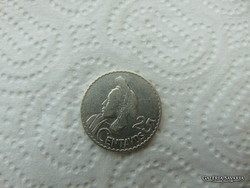 Guatemala ezüst 25 centavos 1960 8.37 gramm