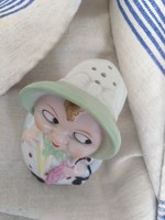 Német porcelán, baba / - só szóró - antik jelleggel