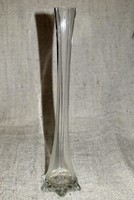 Old glass vase fiber vase, church, altar 9x8x 35.5 cm