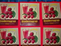 Old globe - raspberry syrup syrup 1.28 l drink label collector's condition as per the pictures