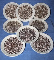 Vintage Retro Biltons kerámia kelta rózsa mintás tea süteményes oldaltányérok
