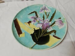 Majolika kerámia fali tányér 32 cm