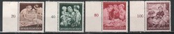 Postatiszta Reich 0246 Mi 869-872  gumi nélküli    0,50   Euró