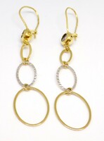 Dangling gold earrings (zal-au83038)