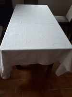 Large silk tablecloth with tablecloth monogram