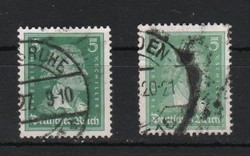 Deutsches Reich 0325 Mi  387, 388       0,60 Euró