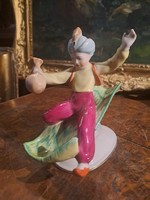 Original Kispest porcelain Aladdin figure
