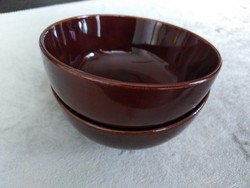 Ceramic serving bowl - melitta /. 2 Pcs - brown