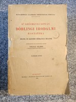 István Széchenyi: gr. The literary heritage of István Széchenyi in Döbling. III. Vol. William of Tolna. 1925..
