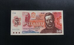 Csehszlovákia 50 Korun, Korona 1987, EF