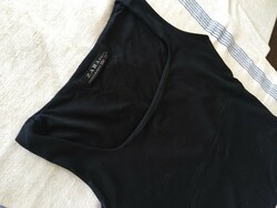 Zara - women's top, sleeveless / black