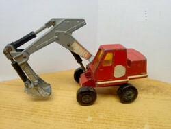 Lesney matchbox kingsize k-1 hydraulic excavator 1970, red and silver original in good condition.