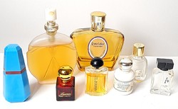 Vintage mini parfümök + üvegek