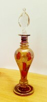 Antik parfümös üvegcse, Tiffany mintával