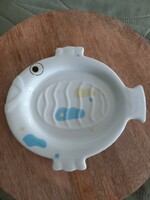 Porcelán halacskás szappantartó