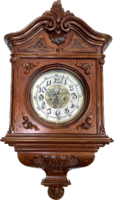 Viennese baroque library clock reproduction