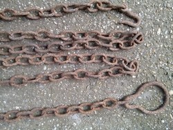 Old iron cow chain