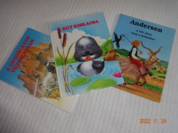 3 szép Andersen-mesekönyv együtt: A rút kiskacsa + A két okos + A csodálatos tűzszerszám
