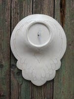 Summer special price!!! Wooden wall clock with angel wings, clock