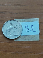 DÉL-AFRIKA 5 CENT 1967 van Riebeeck,  "SOUTH AFRICA",  92.