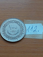 LÍBIA LIBYA 100 DIRHAMS 1975 (1975 - 1395), Réz-nikkellel  112.