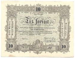 10 tíz forint 1848 Kossuth bankó