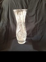 Csiszolt váza szép mintával 1098 gramm