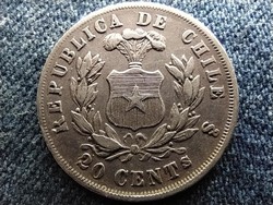 Republic of Chile (1818-) .835 Silver 20 centavos 1874 so (id64475)