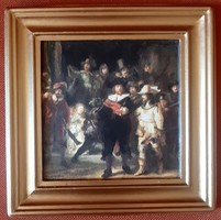 Rembrandt Éjjeli őrjárat decoupage kép