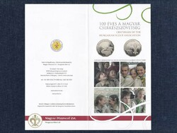 100th Anniversary of the Foundation of the Hungarian Scout Association 100 HUF 2012 prospectus (id77865)