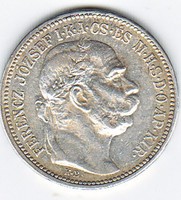 Hungary 1 silver Austro-Hungarian crown 1915