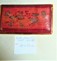 Indian leather file holder, wallet 20x11 cm