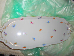 Antik Drasche porcelán szendvics tál   45 cm X 16 cm