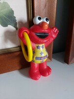 Vintage játék figura, Lelkes Elmo Sesame street Szezám utca figura 13 cm