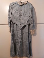 Gyönyörű USA vintage selyem kötényruha kétrészes 40-42