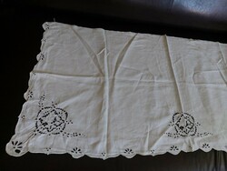 103 X 50 cm embroidered old needlework curtain