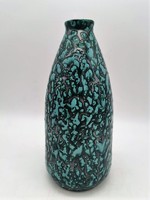 Retro vase, Hungarian handicraft ceramics, 25 cm
