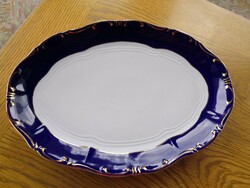 HIBÁTLAN! Zsolnay Pompadour 3. - Nagy Sültes Tál - 37 X 26,5 cm