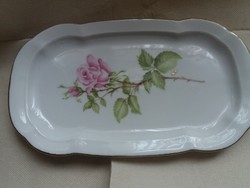 Eschenbach porcelán rózsás tál