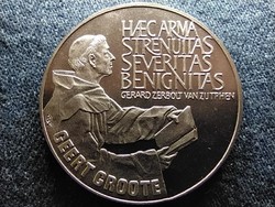 Netherlands Geert Groote 10 ECU 1990 Copper-Nickel 38mm Medal (ID62478)