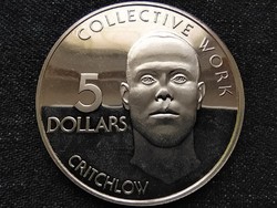 Guyana A függetlenség 10. évfordulója .500 ezüst 5 dollár 1979 FM PP CSAK 2665 DB! (id61472)