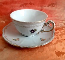 Zsolnay kávés csésze tányérral