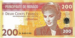 Monaco 200 franc fantasy money 1918