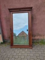 Antique pewter mirror 118x195cm