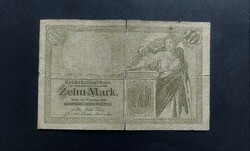 Németország 10 Márka 1906, VG