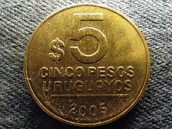 Uruguay 5 pesos 2005 so unc circulation series (id70065)