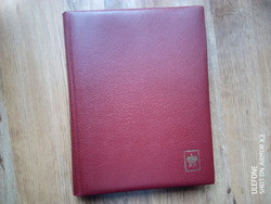 32-page, padded stamp album, about half with Austrian stamps, blocks, jubilee issues.