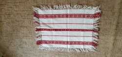 Retro folk woven tablecloth 60 x 75 cm