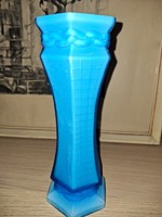 Savmaratott, kétrétegű váza kék