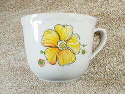 Porcelain mug Kahla GDR GDR made in East Germany with a flower pattern
